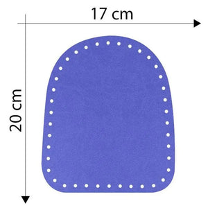 Laterale Borsa Bauletto 20x17 Cm - Colore: AVIO - by LacariaRicami.Store