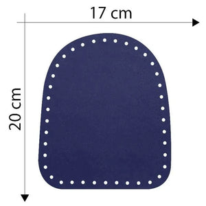 Laterale Borsa Bauletto 20x17 Cm - Colore: BLU SCURO - by LacariaRicami.Store