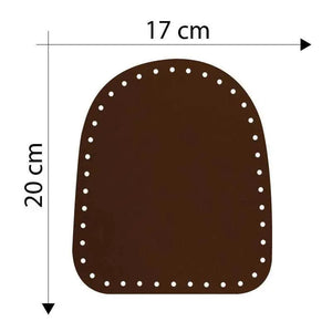 Laterale Borsa Bauletto 20x17 Cm - Colore: MARRONE SCURO - by LacariaRicami.Store