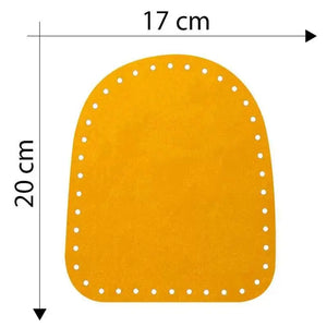 Laterale Borsa Bauletto 20x17 Cm - Colore: GIALLO - by LacariaRicami.Store