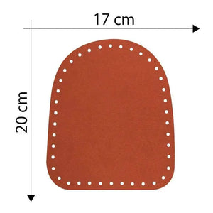 Laterale Borsa Bauletto 20x17 Cm - Colore: MARRONE CHIARO - by LacariaRicami.Store