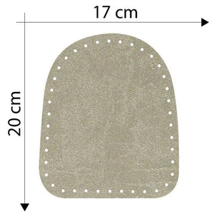 Laterale Borsa Bauletto 20x17 Cm - Colore: TORTORA - by LacariaRicami.Store