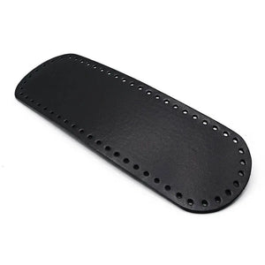 Fondo Per BORSE 30x10 Cm In Ecopelle - Colore: NERO - by LacariaRicami.Store