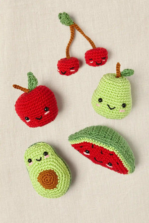 Fruttini amici Kit Amigurumi intermedio - DMC - LacariaRicami.Store