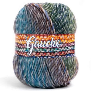 Lana GAUCHO - Silke - 272 - AZZURRO/MARRONE/VERDE MIX - LacariaRicami.Store