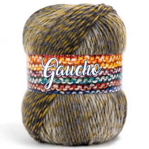 Lana GAUCHO - Silke - 315 - PANNA/SENAPE/GRIGIO MIX - LacariaRicami.Store