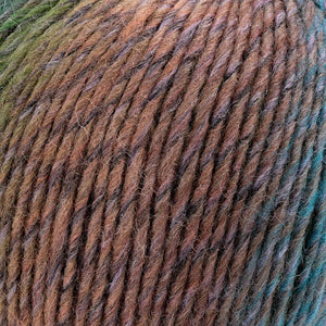 Lana GAUCHO - Silke - 322 - VERDE/BLU/MARRONCINO MIX - LacariaRicami.Store