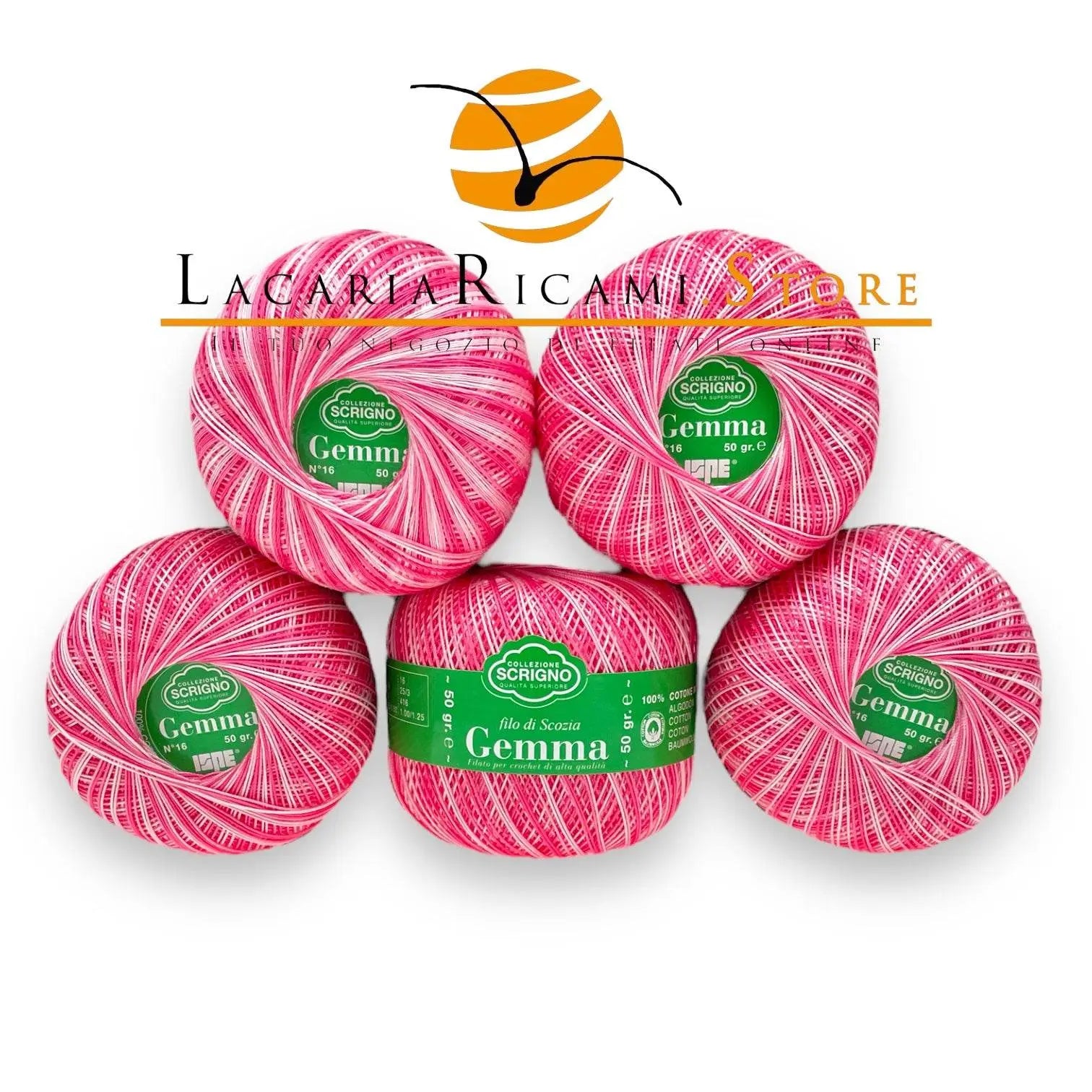 Filo Di Scozia GEMMA Sfumato Titolo 16 - ISPE - - LacariaRicami.Store