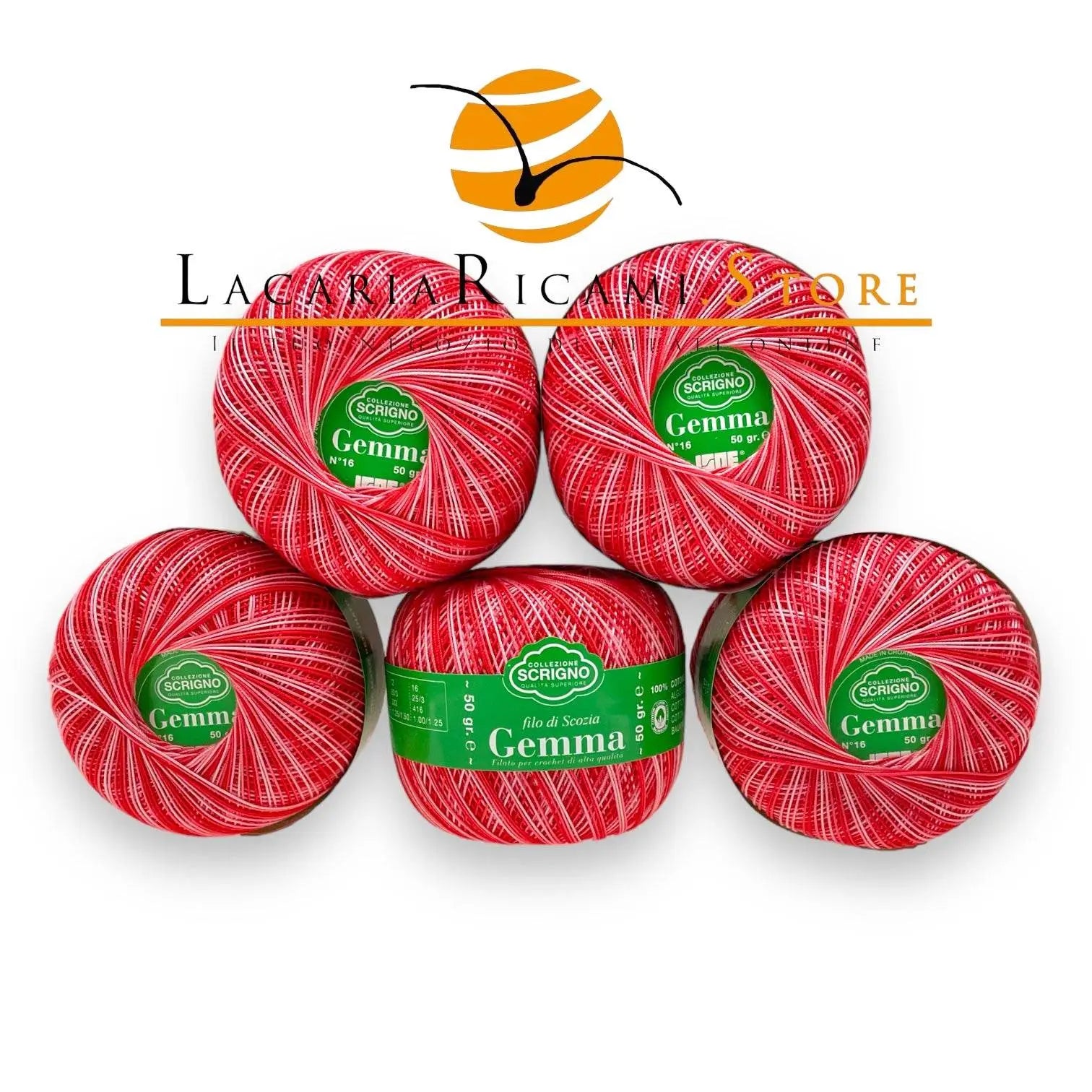 Filo Di Scozia GEMMA Sfumato Titolo 16 - ISPE - - LacariaRicami.Store