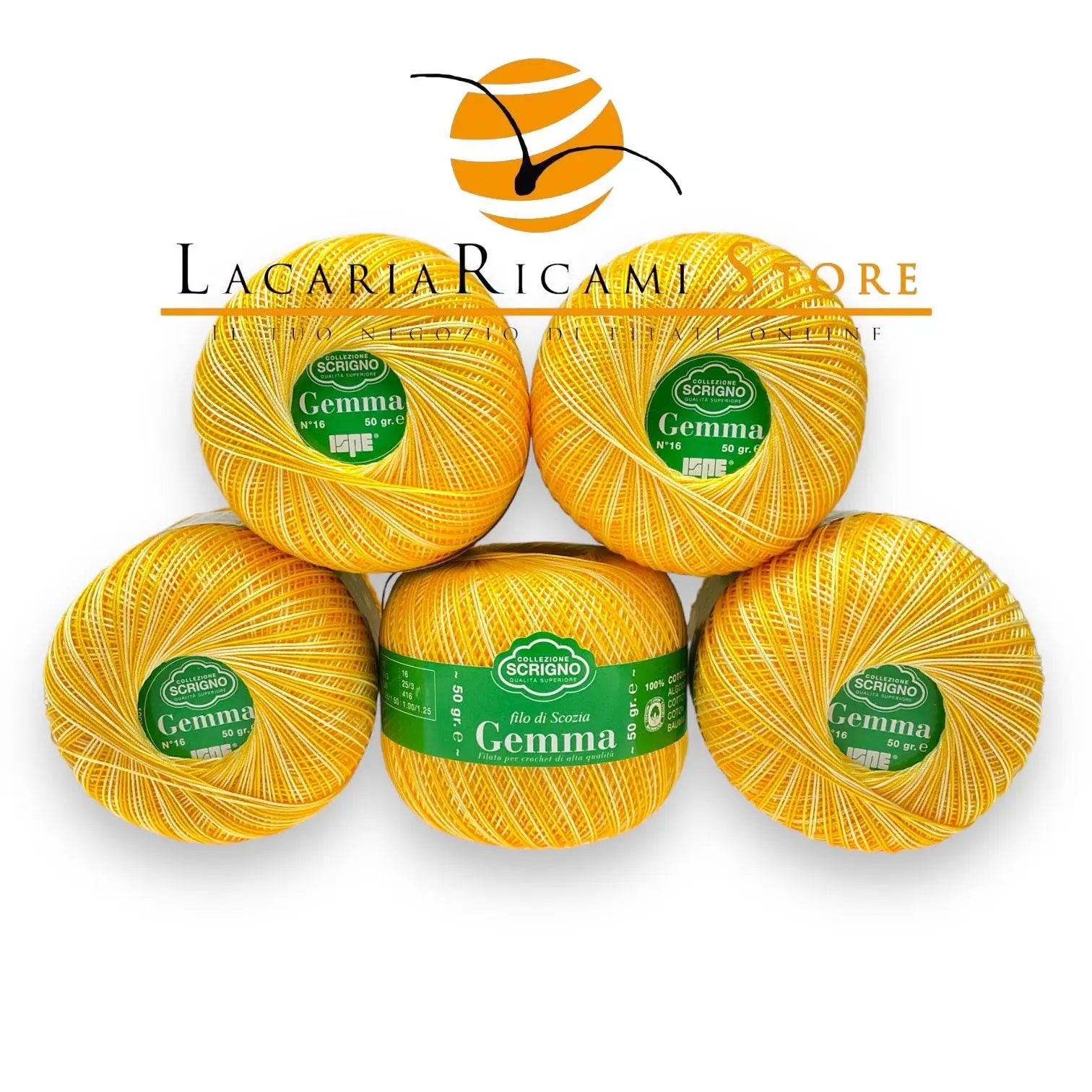 Filo Di Scozia GEMMA Sfumato Titolo 16 - ISPE - - LacariaRicami.Store