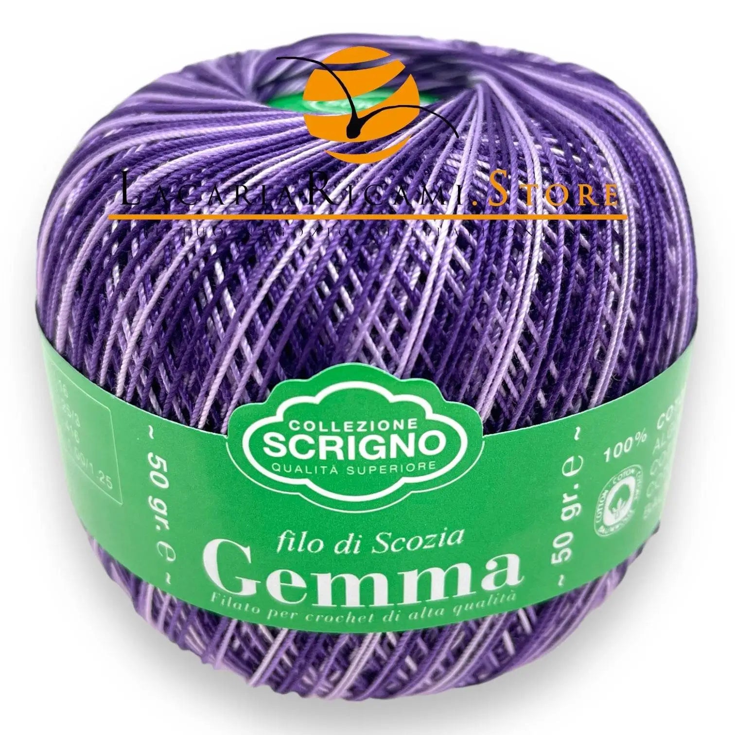 Filo Di Scozia GEMMA Sfumato Titolo 16 - ISPE - - LacariaRicami.Store