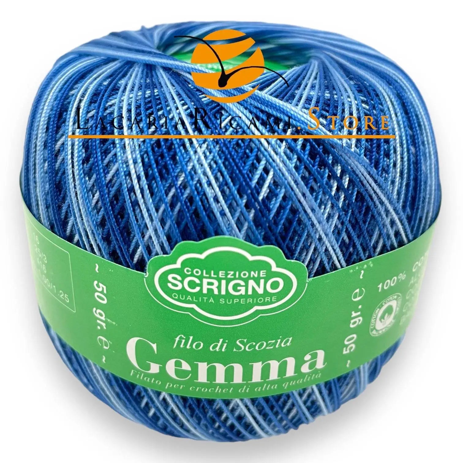 Filo Di Scozia GEMMA Sfumato Titolo 16 - ISPE - - LacariaRicami.Store