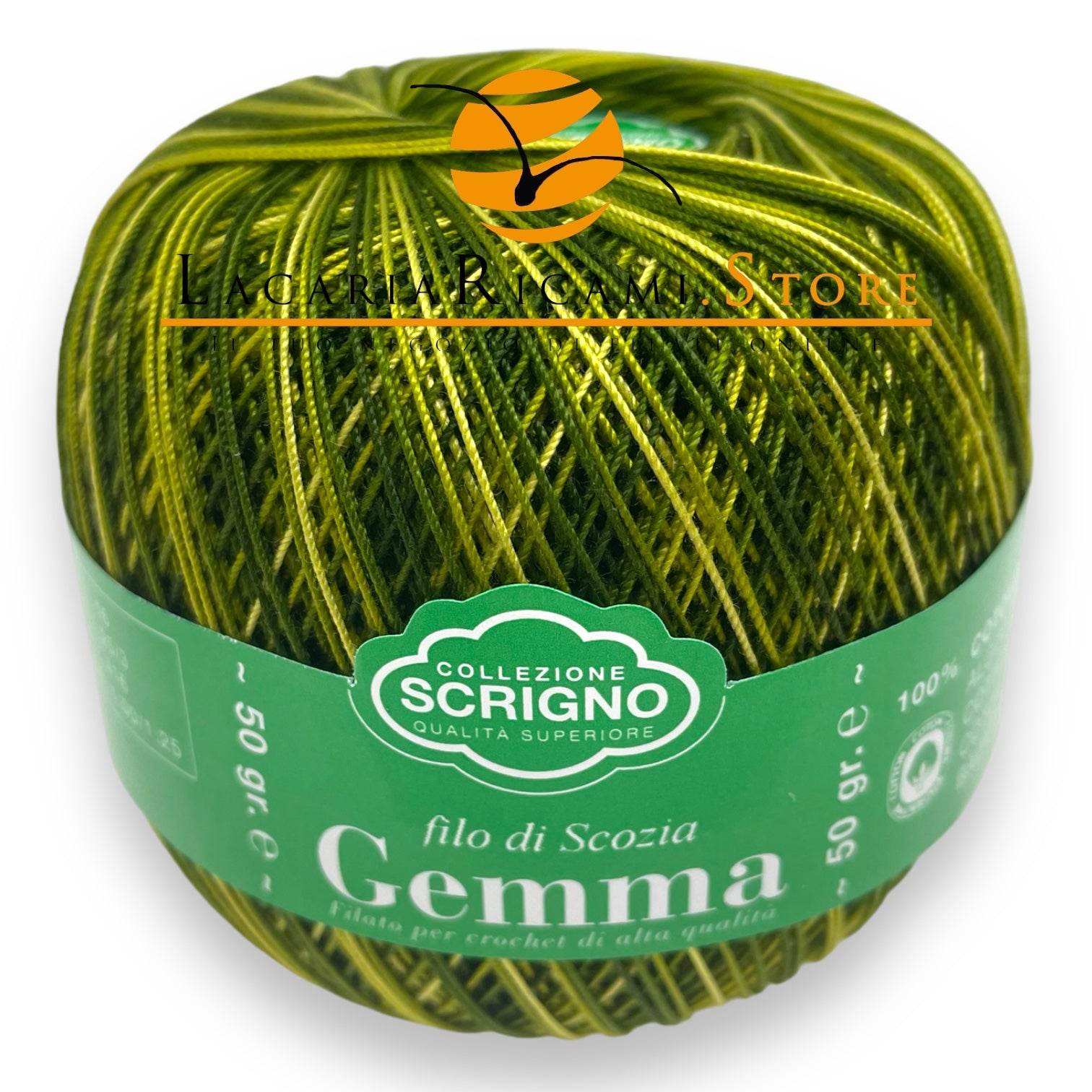 Zoom 122 - VERDE SFUMATO (X1 GOMITOLO)