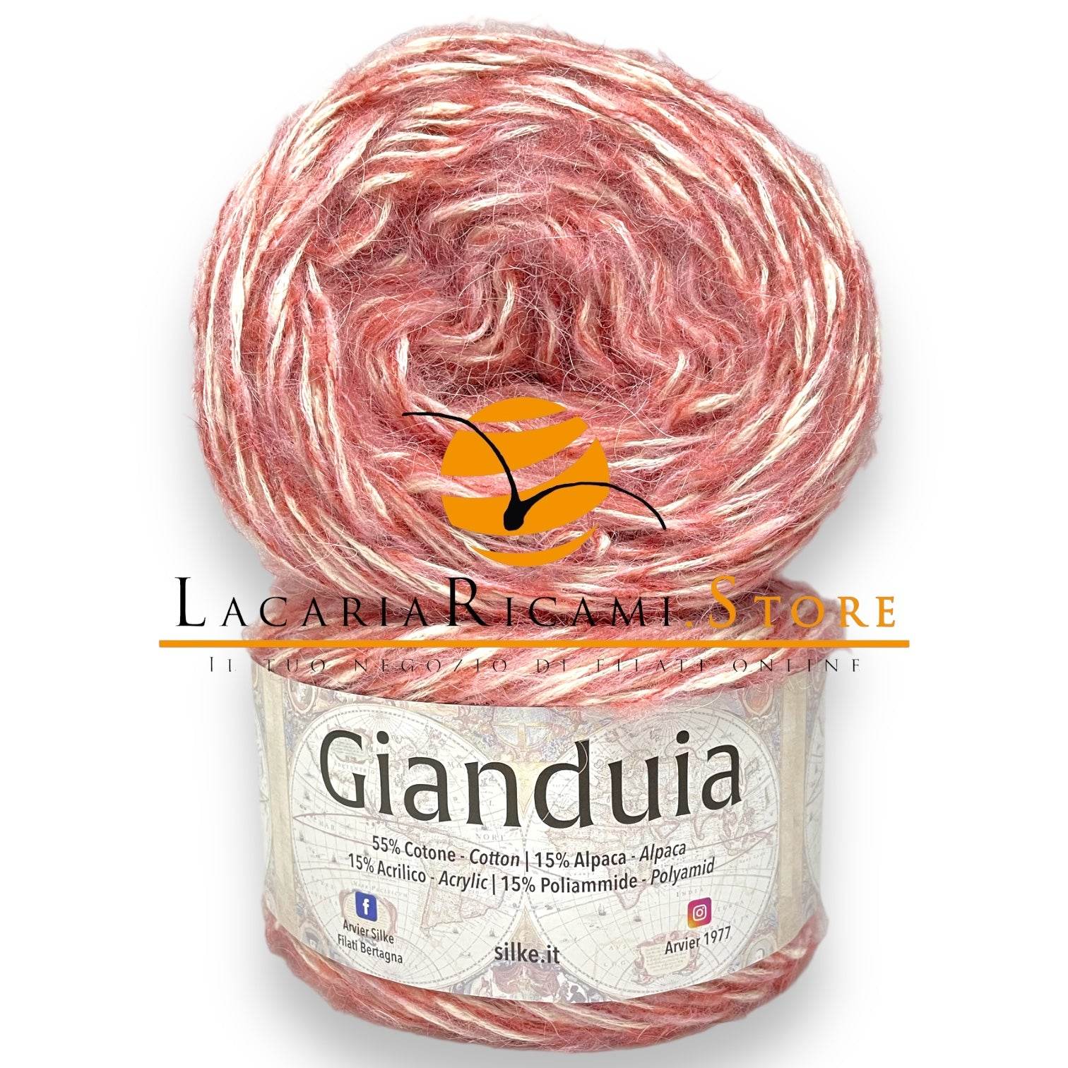 LANA/COTONE Gianduia - Silke - - LacariaRicami.Store