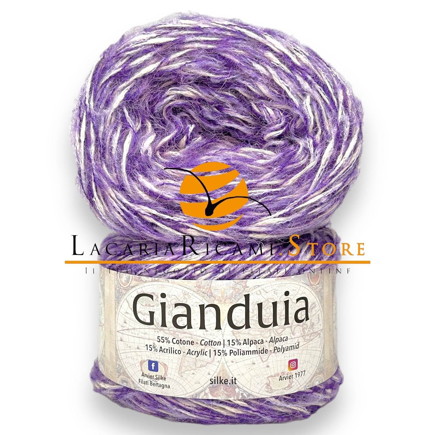 LANA/COTONE Gianduia - Silke - - LacariaRicami.Store