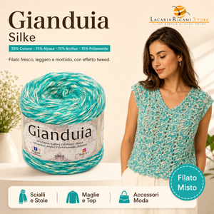 LANA/COTONE Gianduia - Silke - Colore: - by LacariaRicami.Store