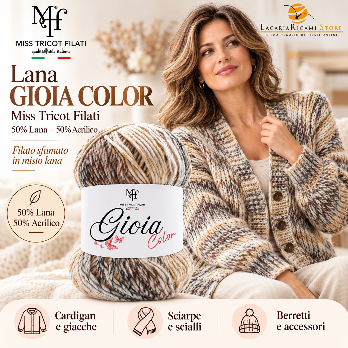 Lana GIOIA COLOR – Miss Tricot Filati - Colore: - by LacariaRicami.Store
