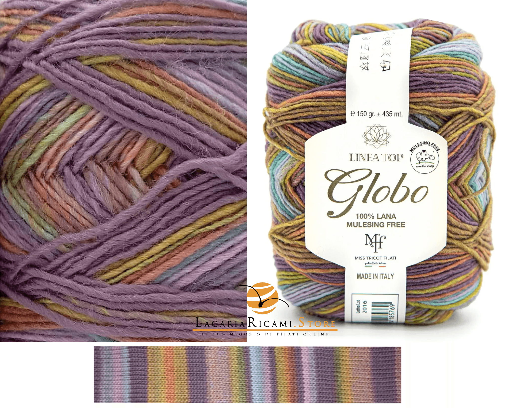 Lana GLOBO – Miss Tricot Filati - - LacariaRicami.Store