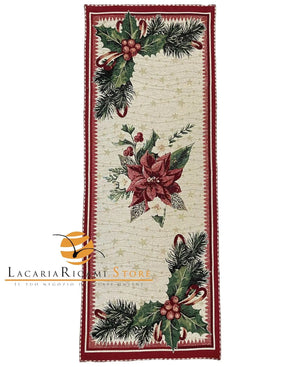 GOBELIN Agrifoglio di Natale RIFINITO | Gobelin Meraviglioso - - LacariaRicami.Store