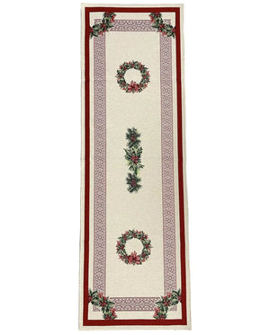 GOBELIN Ghirlanda di Natale RIFINITO | Gobelin di Qualità - - LacariaRicami.Store