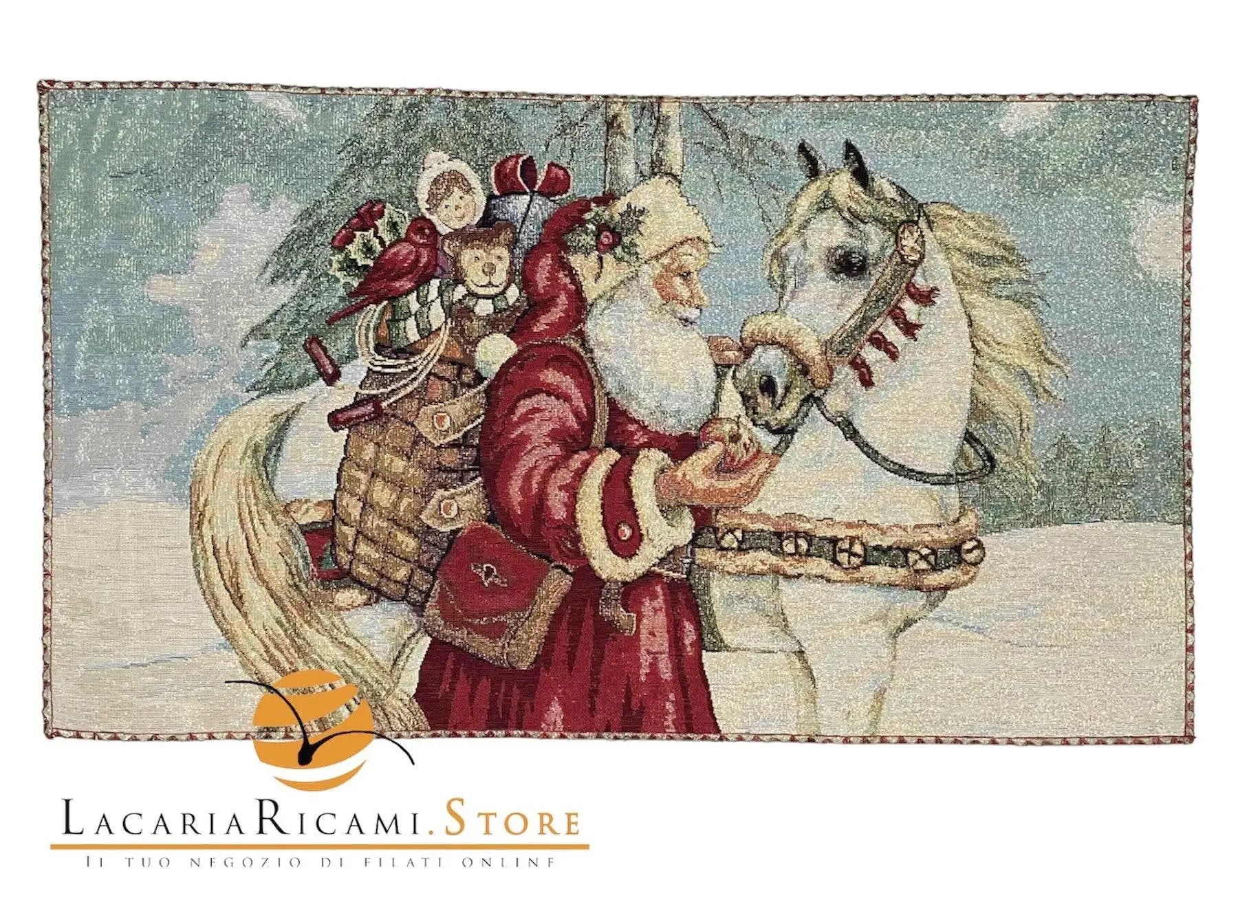 GOBELIN Tovaglietta 70x40 cm RIFINITO | Gobelin Straordinario - - LacariaRicami.Store