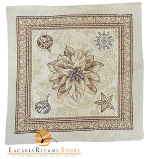 GOBELIN Stella di Natale con Candele Oro RIFINITO | Runner Natalizio Elegante e Luminoso - - LacariaRicami.Store