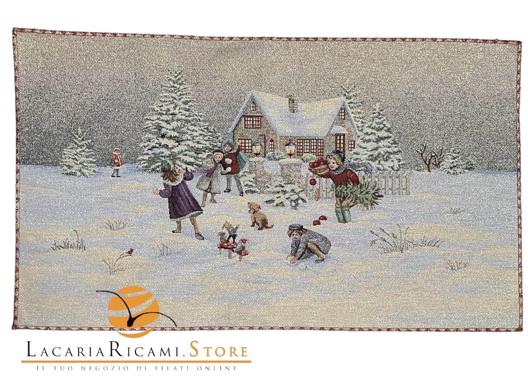 GOBELIN Tovaglietta 70x40 cm RIFINITO | Gobelin Straordinario - - LacariaRicami.Store