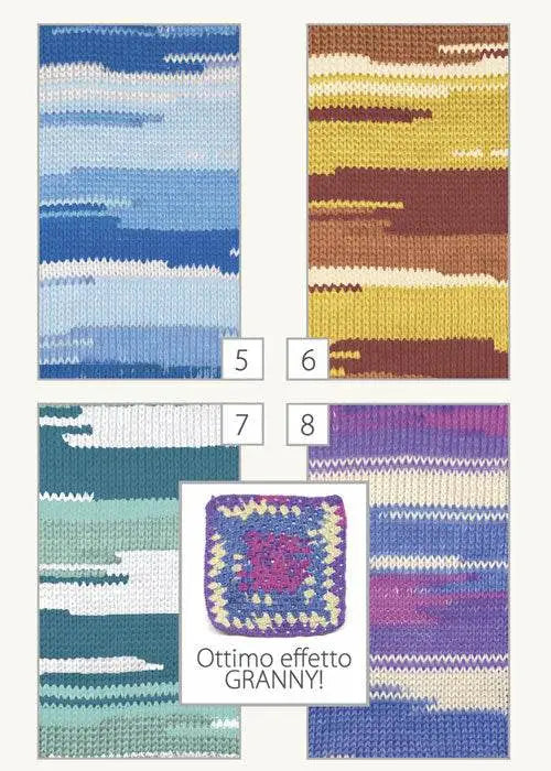 COTONE Granny - Tropical Lane - - LacariaRicami.Store