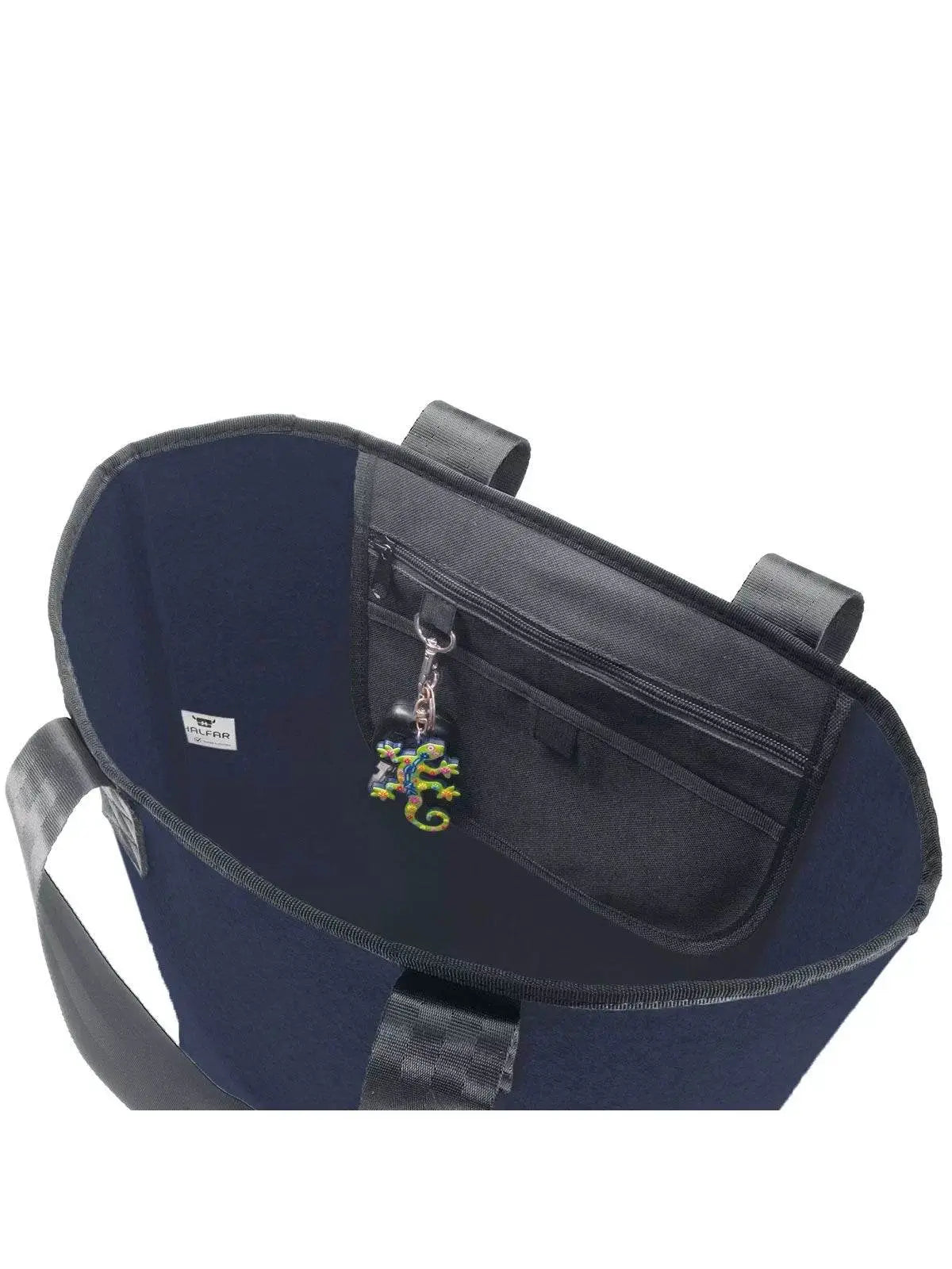 Borsa Feltro Shopper NewClassic ANTRACITE - - LacariaRicami.Store