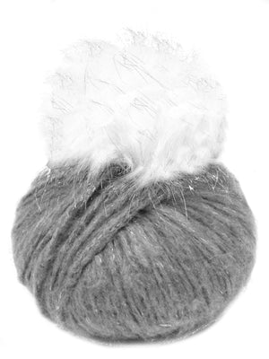 Lana per Cappello HAT LUX - Tropical Lane - Colore: 605 - GRIGIO - by LacariaRicami.Store
