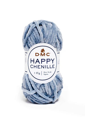 CINIGLIA Happy Chenille - DMC 18 - BLU ACCIAIO - LacariaRicami.Store