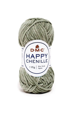 CINIGLIA Happy Chenille - DMC 23 - OLIVA - LacariaRicami.Store