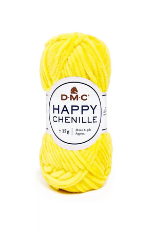 CINIGLIA Happy Chenille - DMC 25 - GIALLO - LacariaRicami.Store