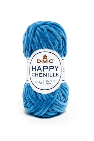 CINIGLIA Happy Chenille - DMC 26 - BLU - LacariaRicami.Store