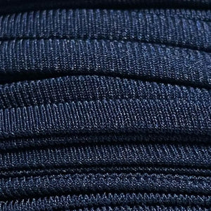 Tubolare TONDO bielastico lycra 5 mm - IBIZA - Colore: 117 - BLU NOTTE - by LacariaRicami.Store