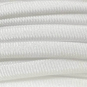 Tubolare TONDO bielastico lycra 5 mm - IBIZA - Colore: 28 - BIANCO - by LacariaRicami.Store