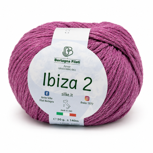 Cotone IBIZA 2 - Bertagna Filati - Colore: 000(2) - FUCSIA LUREX FUCSIA - by LacariaRicami.Store