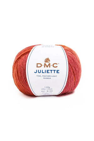 Lana JULIETTE - DMC - 201 - ROSSO MELANGE - LacariaRicami.Store