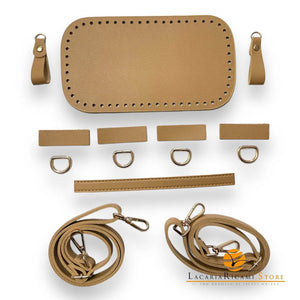 SET ZAINETTO Con Fondo, Ganci e Tracolle - MAS Srl - Colore: BEIGE - by LacariaRicami.Store