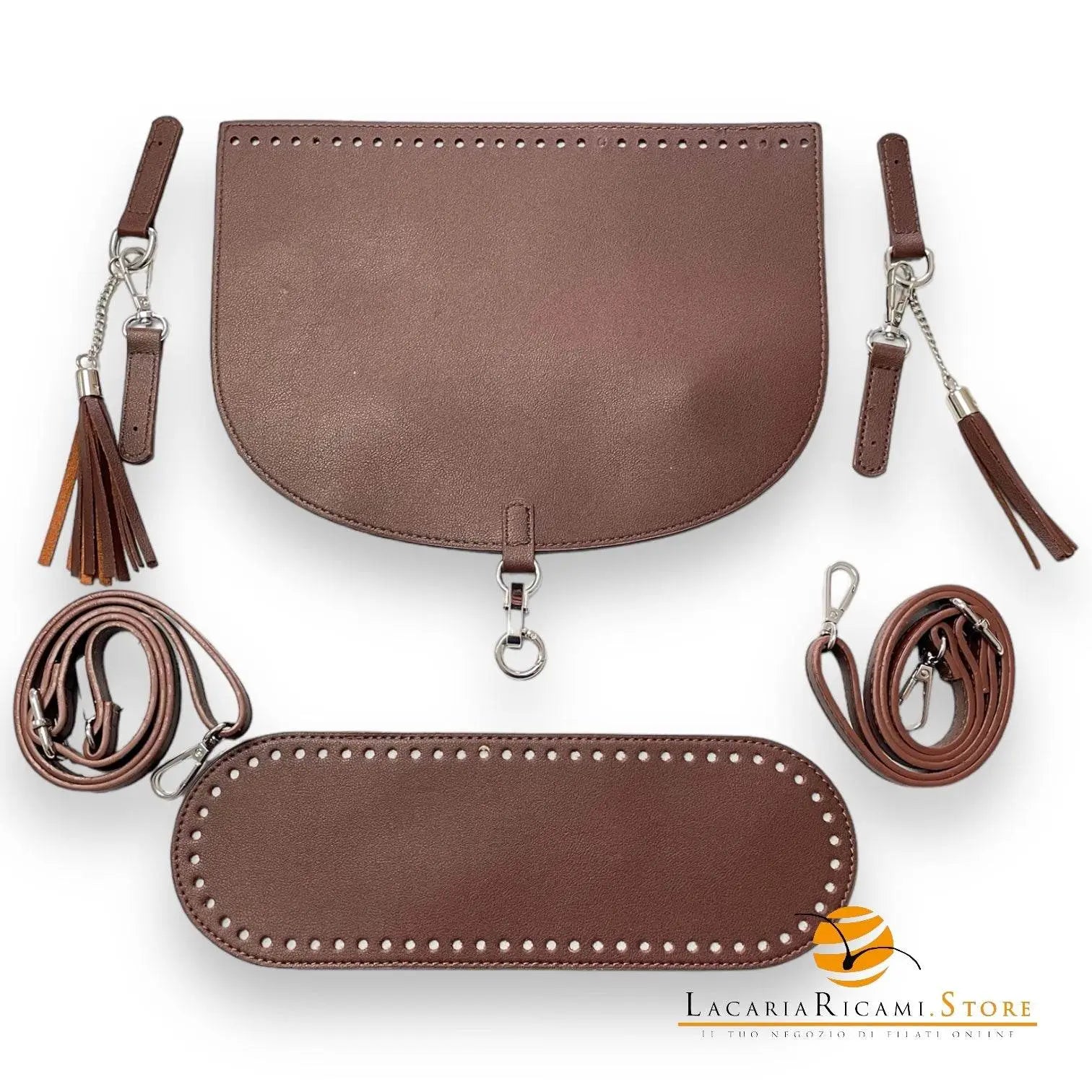 SET ZAINO Con Patta, Fondo e Tracolle - MAS Srl - - LacariaRicami.Store