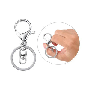 MOSCHETTONE Portachiavi Con Anello - Colore: - by LacariaRicami.Store