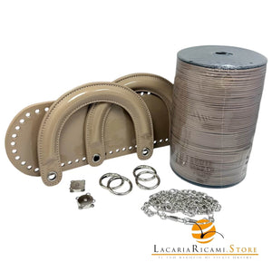 SET Borsa Stile DIOR in Ecopelle Lucida - - LacariaRicami.Store