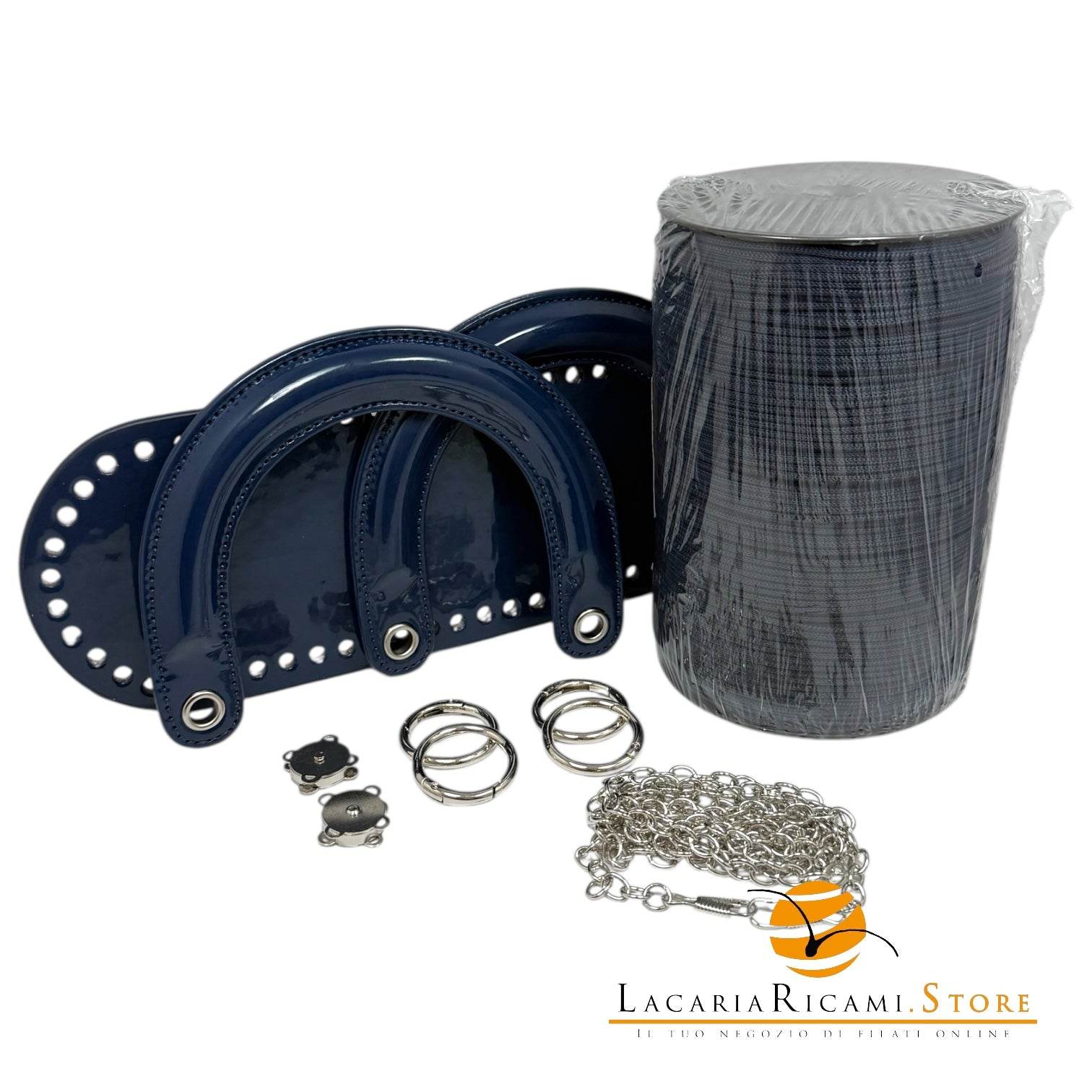 SET Borsa Stile DIOR in Ecopelle Lucida - - LacariaRicami.Store