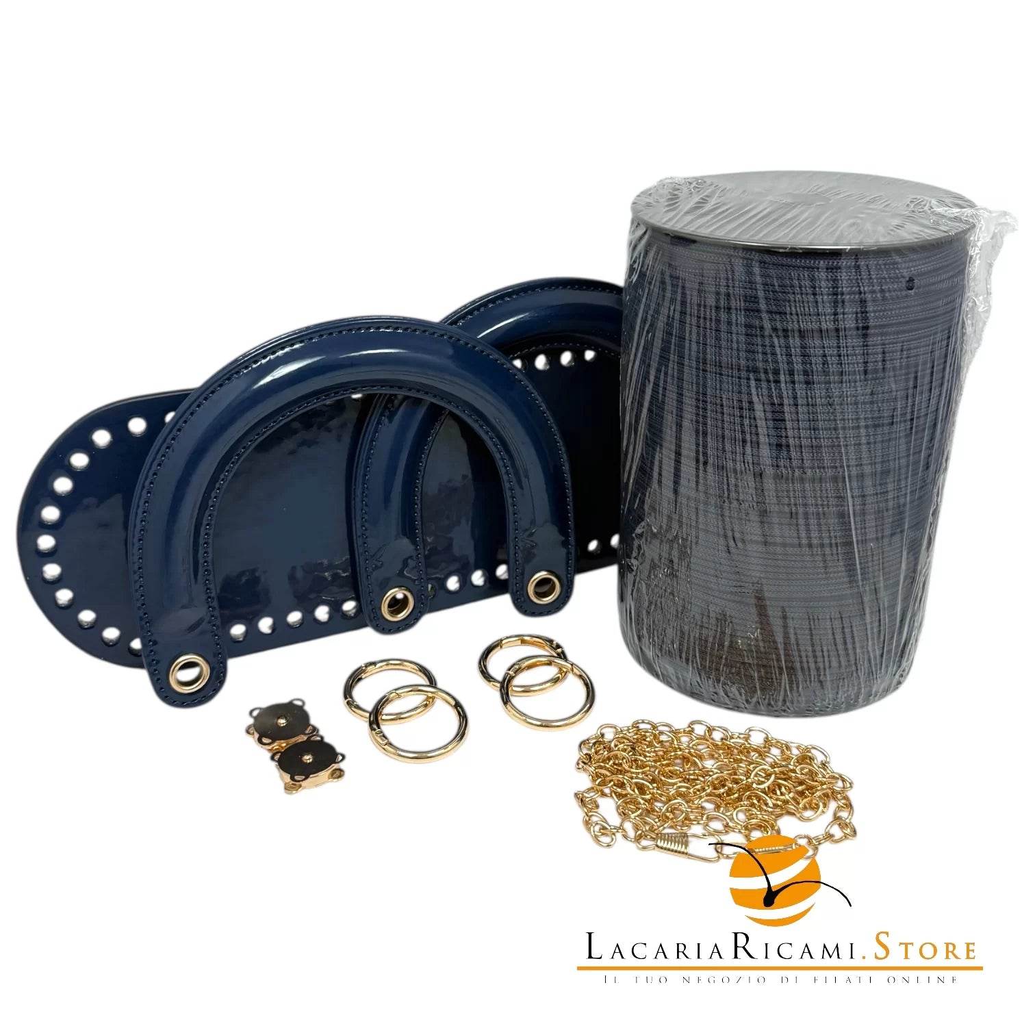 SET Borsa Stile DIOR in Ecopelle Lucida - - LacariaRicami.Store