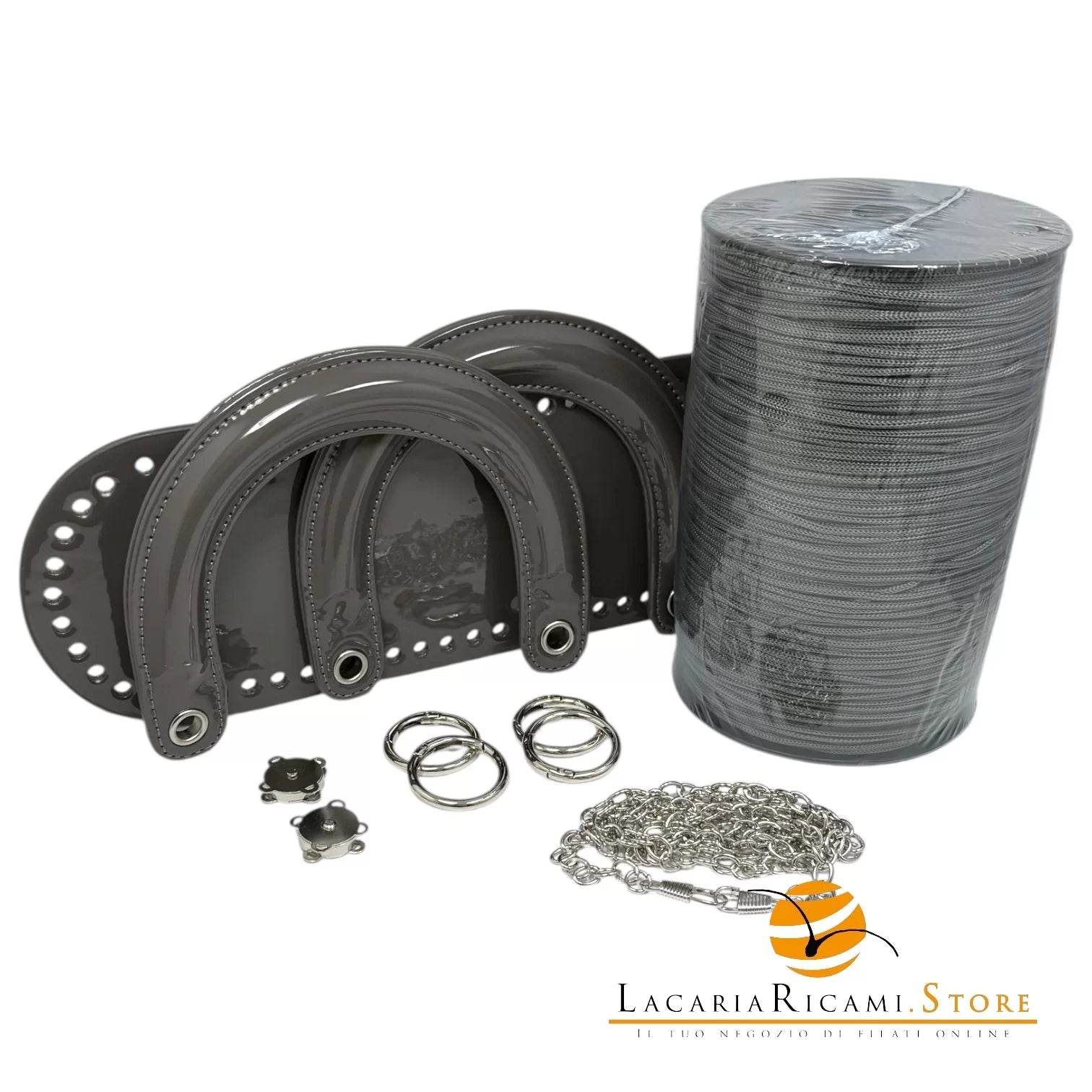 SET Borsa Stile DIOR in Ecopelle Lucida - - LacariaRicami.Store