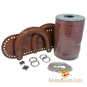 SET Borsa Stile DIOR in Ecopelle Lucida - - LacariaRicami.Store