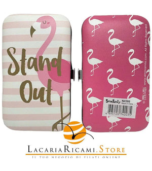 KIT Cucito Da Viaggio In ASTUCCIO - Colore: N4386 - FENICOTTERO - by LacariaRicami.Store