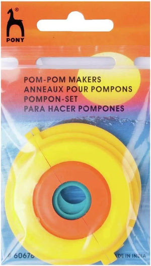 POM-POM Makers - Pony - Colore: 60676 - 3.5 - 5 - 7.5 - by LacariaRicami.Store