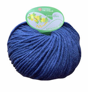 LANA MIMOSA SPORT – Cucirini Tre Stelle - Colore: 046 - BLU - by LacariaRicami.Store