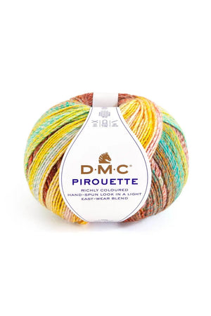 Lana PIROUETTE - DMC - Colore: 695 - GIALLO VERDE - by LacariaRicami.Store